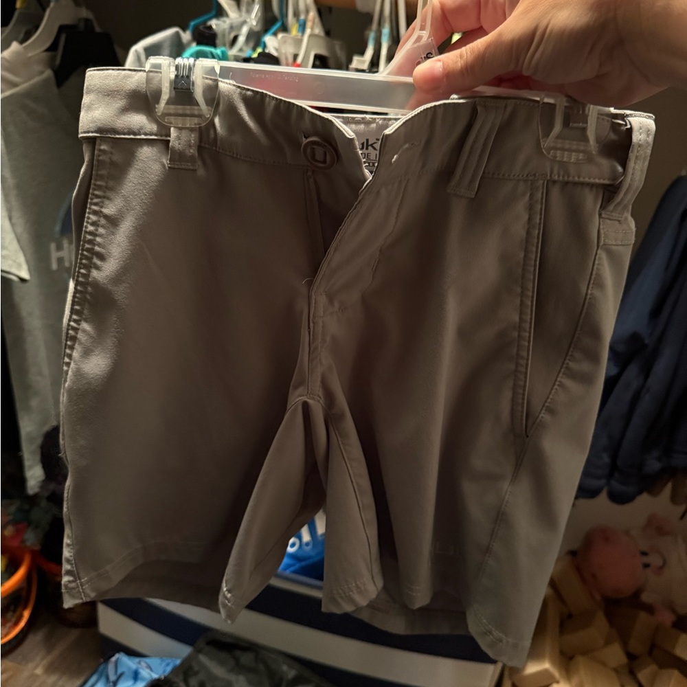 Huk Gray Performance Shorts